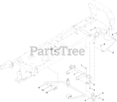 Toro 71254 (XLS 380) - Toro Lawn Tractor (SN: 313000001 - 313999999) (2013) Deck Lift Assembly