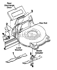 White Outdoor 190-082-190 - White Outdoor 21" Mulching Kit (1996)