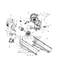 Yard-Man YMESV 1300 (41ABESPG901) - Yard-Man Blower Vacuum, Electric