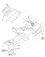 Craftsman 107.250060 (2691087-00) - Craftsman CTX9500 Series 52" Lawn Tractor, 26hp (2012)