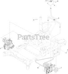 Toro 74055 TA (4000) - Toro 60" Z Master Zero-Turn Mower (SN: 415400000 - 416274271) Hydraulic Drive Assembly