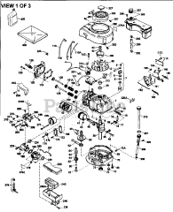Craftsman 143.404252 - Craftsman Engine, Made by Tecumseh