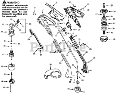 Paramount 1400 C - Paramount Trimmer, Electric TRIMMER ASSEMBLY