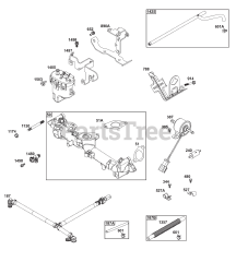 Briggs & Stratton 61E377-0141-J1 - Briggs & Stratton Horizontal Engine Fuel Supply Group
