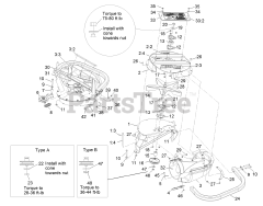 Exmark LZUV3B - Exmark Ultra Vac Triple Bagger for Lazer Z Mower (SN: 314000000 - 314999999) (2014)