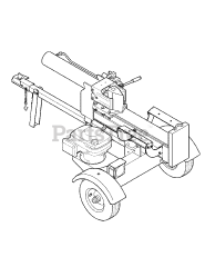 Yard Machines 24BF550E229 - Yard Machines Log Splitter (2007) (Home Depot)