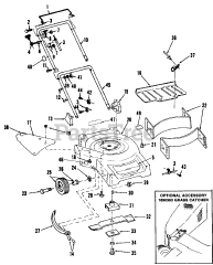 Simplicity 1319 (1690796) - Simplicity 19" Walk-Behind Mower