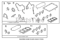 Toro 74268 (Z 597-D) - Toro 60" Z Master Zero-Turn Mower, Side-Discharge Deck (SN: 270000001 - 270000300) (2007) Gasket Assembly