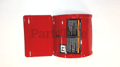 MTD 55076 Tine Shield Assembly, Red