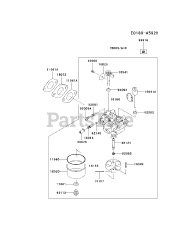 Kawasaki FJ180V-BS17 - Kawasaki Engine CARBURETOR