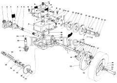 Toro 10500 - Toro 21" Rear Bagging Walk-Behind Mower (SN: 001000001 - 001999999) (1981) Gear Case Assembly