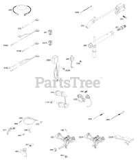 Briggs & Stratton 106232-0145-H7 - Briggs & Stratton Horizontal Engine Armature, Controls, Electrical System, Governor Spring, Ignition, Spark Plug