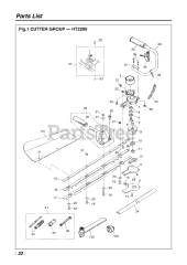 RedMax HT 2200 - RedMax Hedge Trimmer (SN: 50100000 & Above) (2005-01)