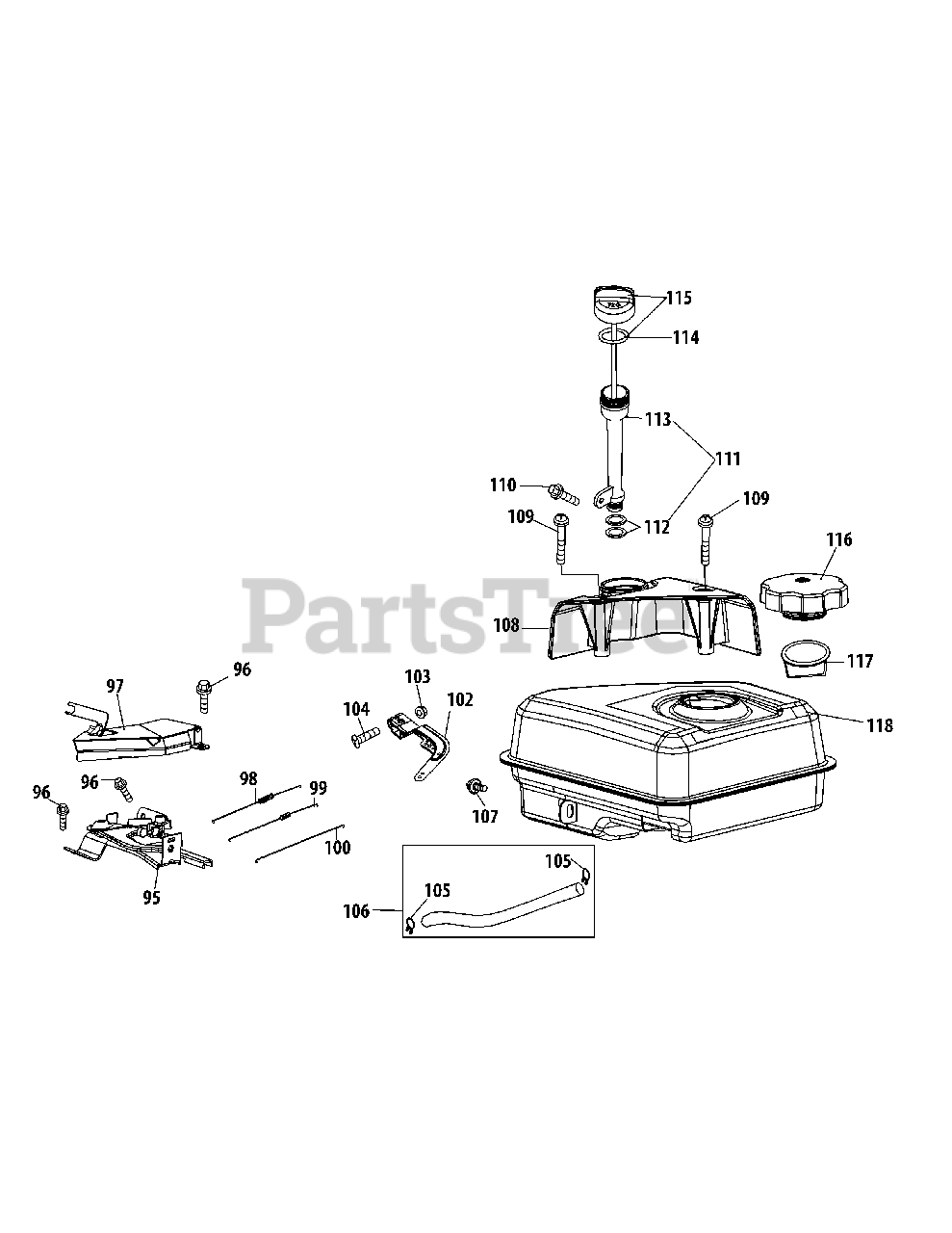 TroyBilt 2410 (31AS62N2711) TroyBilt Storm 24" Snow Thrower (2015