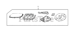Honda BF30 AY LRSA (BAWS) - Honda Marine Engine, Made in Japan (SN: BAWS-3200001 - BAWS-9999999) GASKET KIT (SHORT BLOCK &amp; HEAD ASSY.)