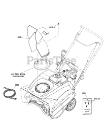 Craftsman C950-52486-0 (1696555-00) - Craftsman 22" Snow Thrower, Canada (2015)