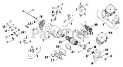 Kohler K161-28635 - Kohler K-Series Engine, Made for Moto Mower, 7hp, 5.2kW Electric Start (Cont.) 0203012347