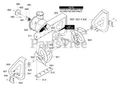 Murray 624809x54B - Murray 24" Snow Thrower (2001) Auger Housing