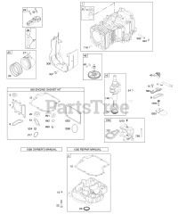 Briggs & Stratton 281H07-0372-E1 - Briggs & Stratton Vertical Engine Camshaft, Crankshaft, Cylinder, Engine Sump, Gasket Set - Engine, Piston, Rings, Connecting Rod