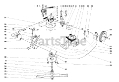 Toro 55051 (800) - Toro Lawn Tractor, Electric (SN: 000000001 - 000999999) (1970)