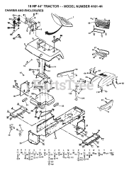 Electrolux/AYP 4181-44 - Electrolux/AYP Lawn Tractor (1994)