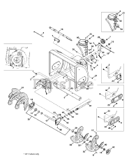 MTD 31AM63FF706 - MTD Snow Thrower (2013) Auger &amp; Housing
