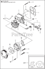 Husqvarna 236 - Husqvarna Chainsaw CARBURETOR &amp; AIR FILTER