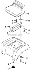 Toro 32-10B503 (210-5) - Toro Lawn Tractor (SN: 020000001 - 029999999) (1992)
