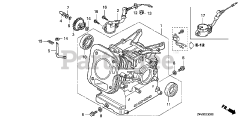 Honda GX200 UT VS17 (GCAHT) - Honda Engine, Made in Thailand (SN: GCAHT-1000001 - GCAHT-9999999) CYLINDER BARREL