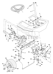 Murray 30540x29A - Murray 30" Rear-Engine Riding Mower (1997) Steering
