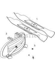 Cub Cadet 19A30006 (19A30006100) - Cub Cadet 42" Mulch Kit att2 Mulch Kit