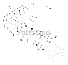Gravely 924515 - Gravely 36" Power Brush, Tecumseh (SN: 000101 & Above)