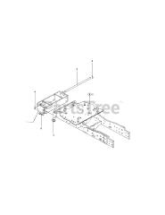 Cub Cadet Yanmar Ex3200 (54ACC4MN727) - Cub Cadet Yanmar Ex Series Compact Tractor Front Weight Bracket