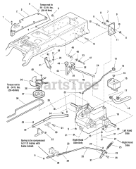Craftsman 107.289850 (2690922) - Craftsman Prestige PGT9500 Series 54" Garden Tractor, 30hp (2010)