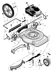 Scotts 22305x31A - Scotts 22" Walk-Behind Mower (2000)