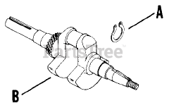 Kohler K161-28635 - Kohler K-Series Engine, Made for Moto Mower, 7hp, 5.2kW Crankshaft 020301051