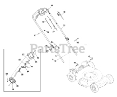 Snapper SP 105 (1696628-00) (12ALC3B3707) - Snapper 21" Walk-Behind Mower, 775 Series Briggs