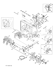 MTD 31AM63KE704 - MTD Gold Snow Thrower (2011)