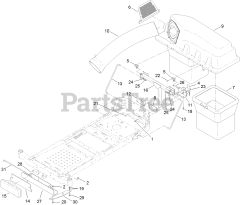 Toro 79336 - Toro 42" Bagger for TimeCutter MX Series Mower (SN: 312000001 - 312999999) (2012)