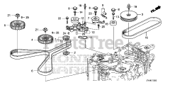 Honda BF175 AK1 XA (BAJJ) - Honda Marine Engine, Made in Japan (SN: BAJJ-1300001 - BAJJ-9999999) TIMING BELT