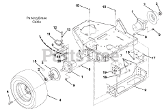 Gravely 990024 (PM 320) - Gravely Pro-Master Zero-Turn Mower (SN: 000101 & Above)