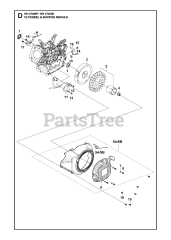 Husqvarna HH 270 OB (970505701) - Husqvarna Engine (2021-01) FLYWHEEL &amp; IGNITION MODULE