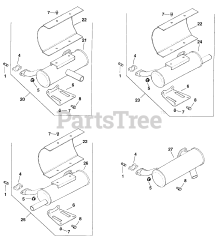 Kohler CH20-64603 - Kohler Command PRO Twin Engine, Made for Toro, 20hp, 14.9kW Exhaust 11-524-9 (TP-2439-C) Rev 10/2/2006