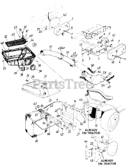 MTD 19073-7 - MTD Grass Catcher Assembly (1987)