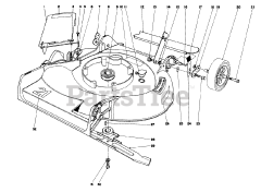Toro 16297 - Toro Walk-Behind Mower (SN: 000000001 - 000999999) (1980) Housing Assembly Model 16297