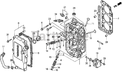 Honda BF30 AY LRSA (BAWS) - Honda Marine Engine, Made in Japan (SN: BAWS-3200001 - BAWS-9999999) CYLINDER HEAD