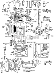 Briggs & Stratton 233431-0121-XX - Briggs & Stratton Horizontal Engine
