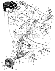Briggs & Stratton 309029x92B - Briggs & Stratton 30" Rear-Engine Riding Mower (2003)