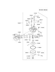 Kawasaki FJ100D-CS00 - Kawasaki Engine CARBURETOR
