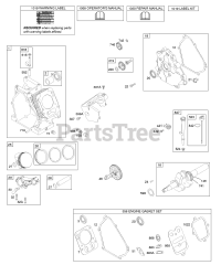 Briggs & Stratton 12C314-0207-E1 - Briggs & Stratton Horizontal Engine